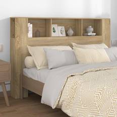 Camas y Colchones vidaXL Mueble Color Roble Sonoma 160x18.5x104.5 cm - Marrón Cabecero 160cm
