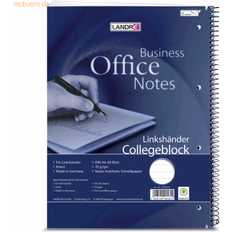 Landre Collegeblock A4+ 70g/qm liniert 80