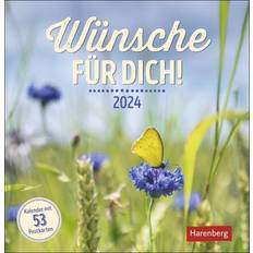 Wünsche für dich Postkartenkalender 2024