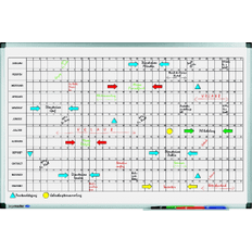 Blau Planungstafeln Legamaster PREMIUM Jahresplaner, Tageseinteilung 90,0