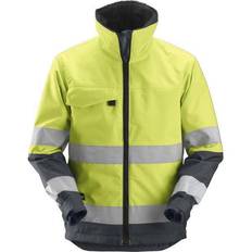 Gul - Herre - L Arbejdsjakker på tilbud Snickers Core vinterjakke, Hi-Vis Gul/Steel Grey