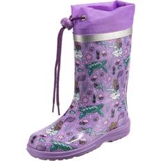 Morado Botas de agua Beck Mädchen Ocean Tale Gummistiefel, Lila