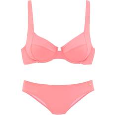 s.Oliver T-shirt Bra Bikini Set - Pink