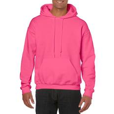 Gildan Jumpers Gildan Men's Hooded Sweatshirt - Safety Pink