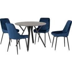 Blue Dining Sets SECONIQUE Athens Round Dining Set