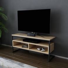 Black/Oak Pattern DECOROTIKA TV Bench