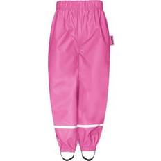 Fleece Gevoerd Regenbroeken Playshoes Fleece Broek - Roze/Lichtroze