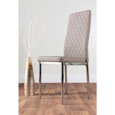 Furniturebox Cappuccino Beige Milan Kitchen Chair