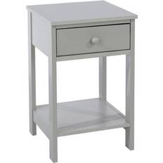 Grey Small Tables Core Products Shaker 1 Petite Bedside Small Table