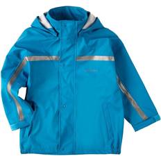 Blu Giubbotti Impermeabili BMS Rainjacket Buddel Azzurro Chiaro - Blu