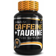 Economico Controllo del Peso e Disintossicazione BioTechUSA Caffeine + Taurine 60 Capsules