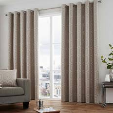 Curtina Camberwell Print Eyelet Lined