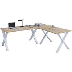 VCM D'angle Lona 220 x 80 et 160 x 80 cm Bureau d'écriture