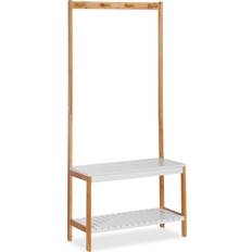 Brown Clothes Racks Relaxdays Coralie Brown Clothes Rack 70.5x150cm