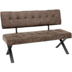 Sitzbänke Apollo X-Gestell Rücken DONNA Sofabank