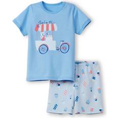 Calida Icecream Barn Kort Pyjamas Flickor - Vista Blå