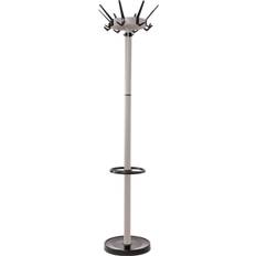 Maul caligo Coat Stand with 32 Hooks and Umbrella Holder Clothes Rack