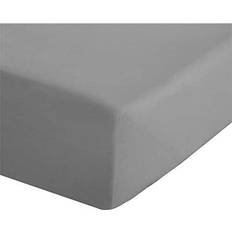 Linen Bed Sheets Catherine Lansfield Easy Iron Super King Fitted Bed Sheet Grey