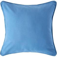 Heimtextilien Homescapes Air Force Cotton Plain Cushion Cover Blue