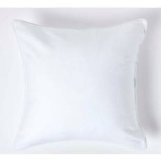 White Cushion Covers Homescapes Cotton Plain Cushion Cover White