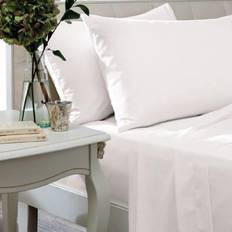 Textiles Catherine Lansfield Easy Iron Super King Bed Sheet White