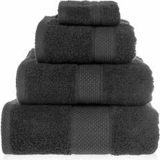 Black Towels Homescapes Turkish Cotton 500 GSM Bath Towel Black