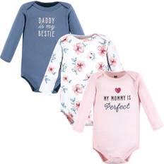 Children's Clothing Hudson Baby Unisex Baby Cotton Long-Sleeve Bodysuits, Perfect Mommy, 0-3 Months