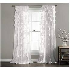 Lush Decor White Riley Sheer