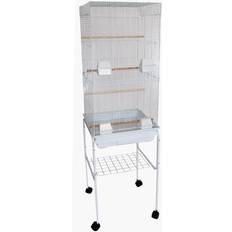 Pets YML Group 6824_4814WHT 6804 3/8" Bar Spacing Bird Cage