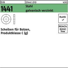 Scheiben Für Bolzen DIN 1441 Stahl 34 Galv. Verzinkt Gal Zn