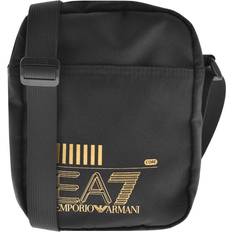 EA7 men's woven shoulder bag, black