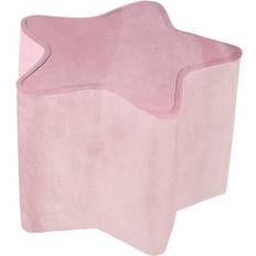 Bon_marché Tabourets Roba Pouf En Forme D'étoile Pour Enfants Rose Mauve