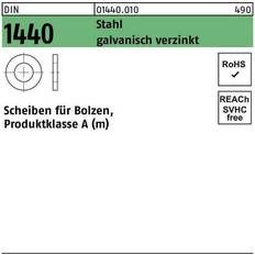 Unterlegscheiben Schraube Zubehör, Scheibe DIN 1440 f.Bolzen galvanisch verzinkt