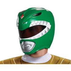 Rot Helme Disguise Green Power Ranger Helmet Green/Gray/Red