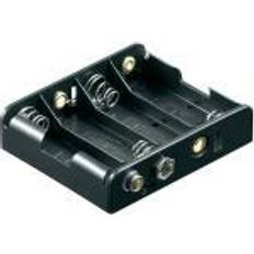 Goobay 81466 Batteriholder 4 R6 AA Trykkna.
