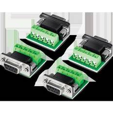 Controllerkarten Trendnet RS232 to RS422 RS485 Converter Adapter 4-Pack