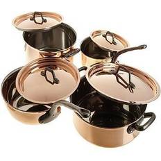 Matfer Bourgeat Cookware Sets Matfer Bourgeat 915901 8-Piece Copper Cookware Set with lid