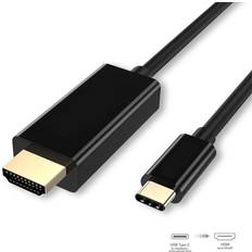 Cavi Cavo USB C a HDMI 4K 1,8m Thunderbolt 3/4 Thunderbolt 3/4 Per iPhone 15 Pro/Max MacBook Pro/Air 2023 iPad Pro iMac S23 XPS 17 e altro