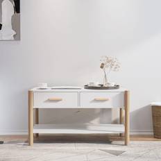 vidaXL white Engineered Wood Coffee Table