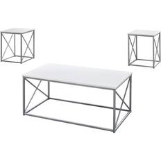 Furniture Monarch Specialties Metal-Base Coffee Table