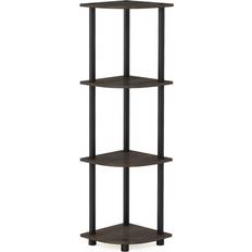 Furinno Turn-N-Tube 4-Tier Corner Shelving System