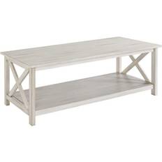 Boraam White Furniture Boraam Jamestown Wash Coffee Table