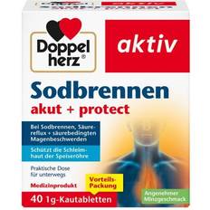 DOPPELHERZ Sodbrennen akut+protect Kautabletten 40