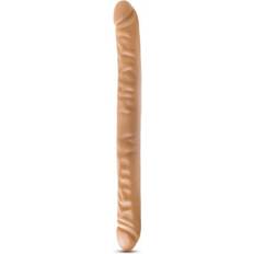 Blush Novelties Dr Skin Double Dildo Mocha 46 cm