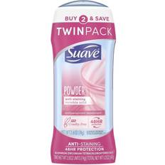 Toiletries Suave 48HR Protection Anti- Staining Powder Antiperspirant Deo Stick 73g 2-pack