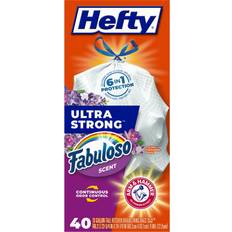 Hefty Ultra Strong Tall Kitchen Trash Bags Fabuloso Scent 40pcs 13gal