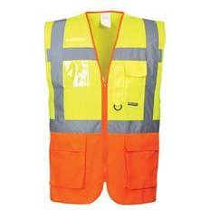 Orange Work Vests Portwest Prague Executive Vest - Yellow/Orange