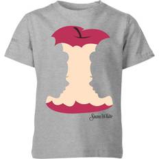 Disney Kid's Princess Colour Silhouette Snow Apple T-shirt - Grey