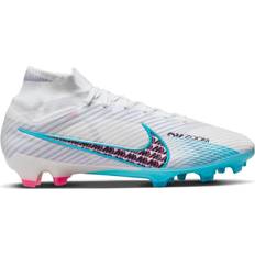 Shoes NIKE Zoom Mercurial Superfly 9 Elite FG - White/Pink Blast/Indigo Haze/Baltic Blue