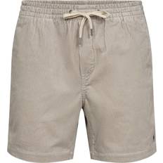 Prepster Corduroy Drawstring Shorts - Khaki Stone